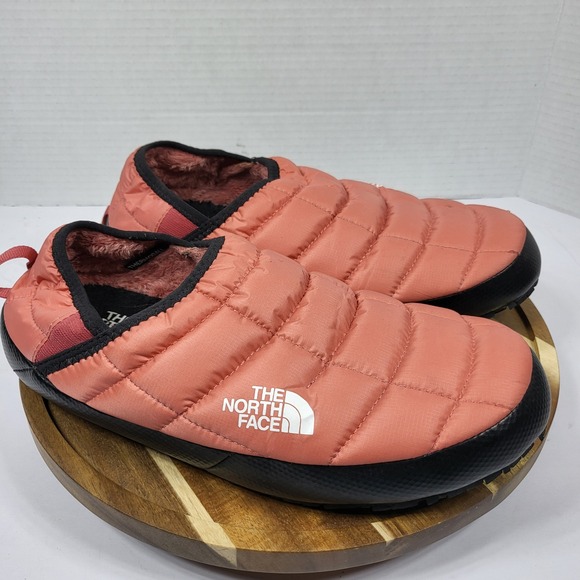 The North Face Shoes - The North Face Women's ThermoBall Traction Mule V Slippers Pink Size 9
